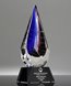 Picture of Mystic Diamond Art Glass Award - Black Base