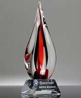 Picture of Ecstasy Flame Art Glass Award