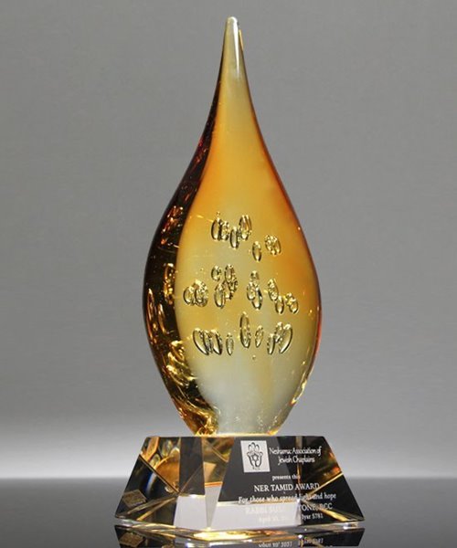Picture of Genesis Flame Art Glass Award