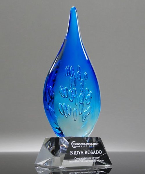 Picture of Elemental Flame Art Glass Award