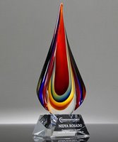 Picture of Sunset Torch Art Glass Award