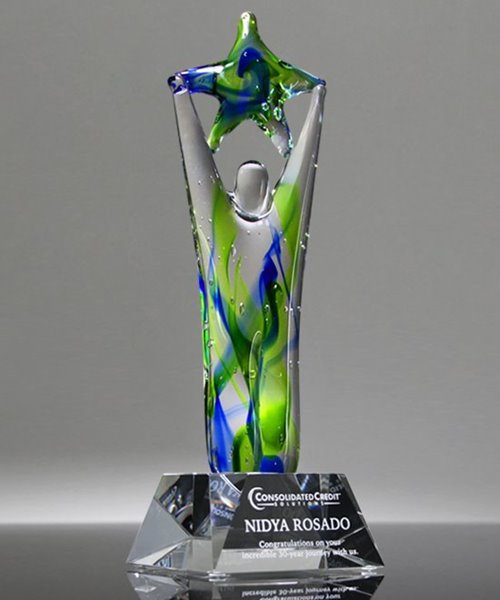 Picture of Star Synergy Art Glass Award