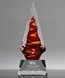 Picture of Sinuous Diamond Art Glass Award