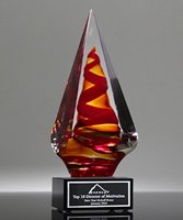 Picture of Solar Diamond Art Glass Award