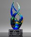 Picture of Intrigue Flame Art Glass Award