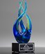 Picture of Intrigue Flame Art Glass Award