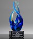 Picture of Intrigue Flame Art Glass Award