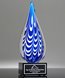 Picture of Azure Passion Glass Flame Trophy