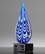Picture of Azure Passion Glass Flame Trophy