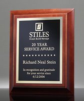 Picture of Raised-Panel Cherry Plaque