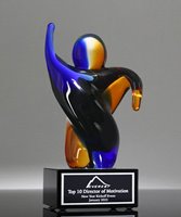 Picture of Art Glass Achiever Trophy