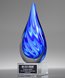 Picture of Royal Art Glass Flame Award - Clear Base