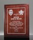 Picture of Laser Engraved Dark Cherry Plaques