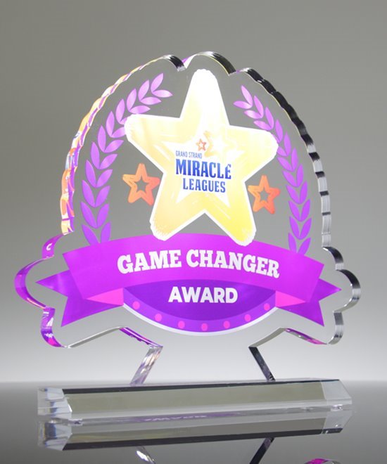 Premium Cut-to-Shape Custom Acrylic Award | Edco Awards