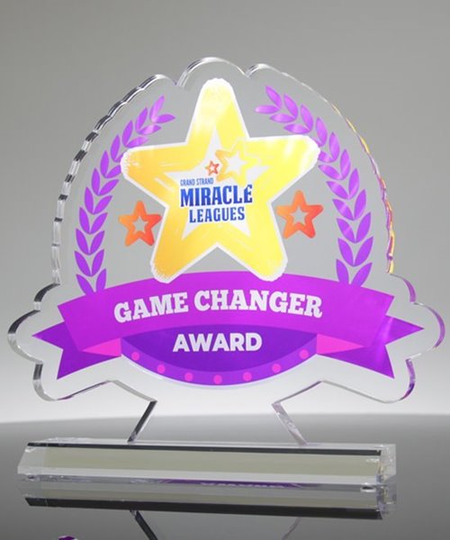 Premium Cut-to-Shape Custom Acrylic Award | Edco Awards