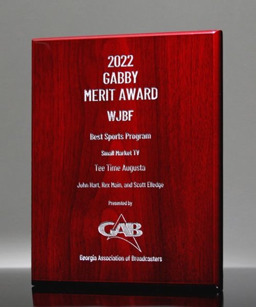 Picture of Laser Etched Rosewood Plaque