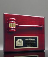 Picture of Rosewood Gavel Plaque