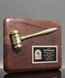 Picture of Walnut Plaque with Gold Gavel