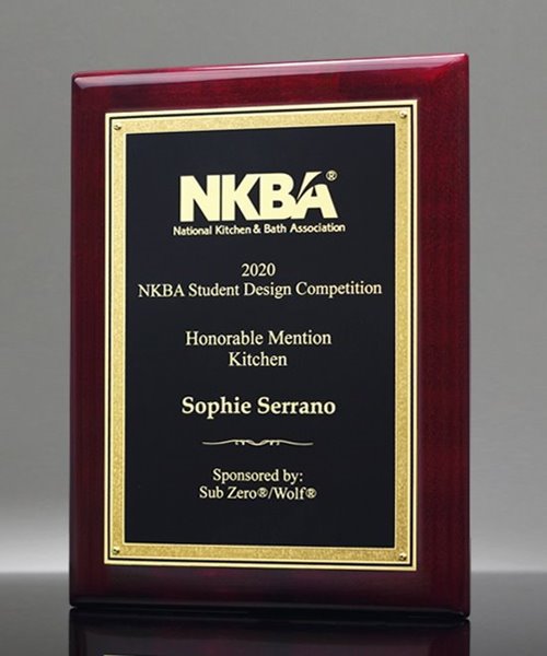 Picture of Premium High Gloss Rosewood Plaque