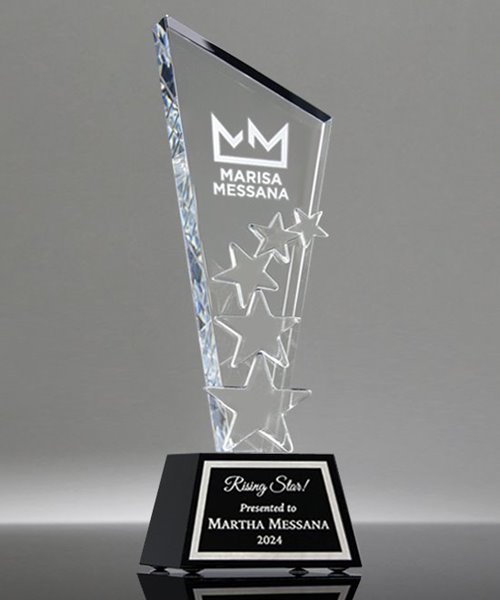 Picture of Custom Star Crystal Award