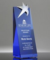 Picture of Blue Crystal Star Tower Award
