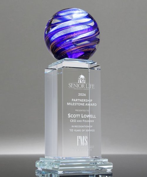 Picture of Cascade Crystal Globe Award