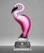 Picture of Art Crystal Flamingo Trophy