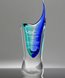 Picture of Radiance Sapphire Art Glass Trophy Vase