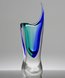 Picture of Radiance Sapphire Art Glass Trophy Vase