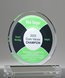 Picture of Clear Acrylic Circle Trophy - Full Color