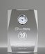 Picture of Faceted Crystal Clock Award
