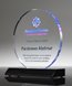 Picture of Clear Acrylic Circle Trophy - Black Base