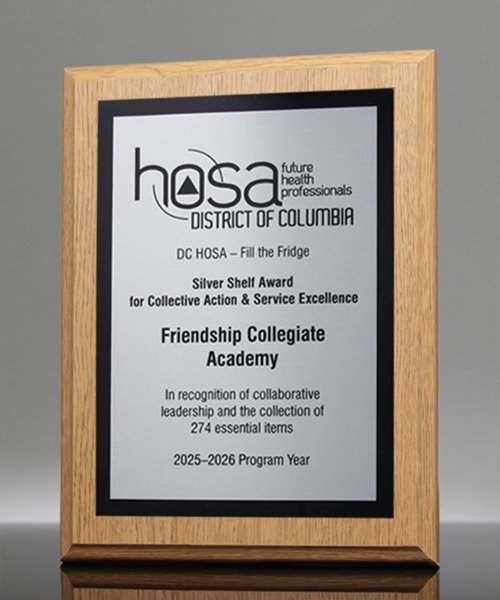 Picture of Upstate Oak Silver Plaque