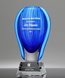Picture of Elevated Azure Fontana Trophy Vase