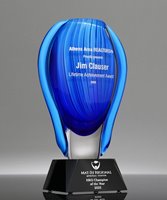 Picture of Elevated Onyx Fontana Trophy Vase