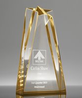 Picture of Spectra Gold Star Tower Acrylic