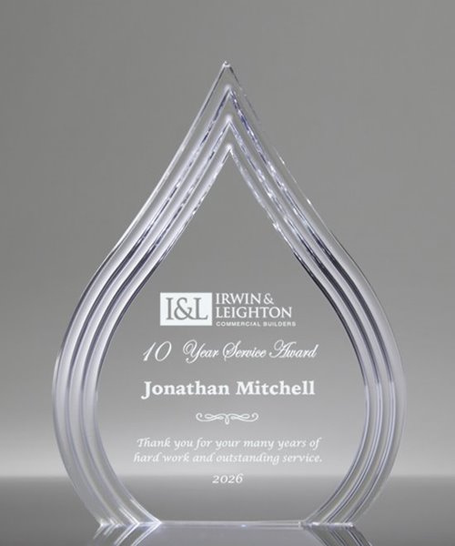 Picture of Halo Droplet Acrylic Award