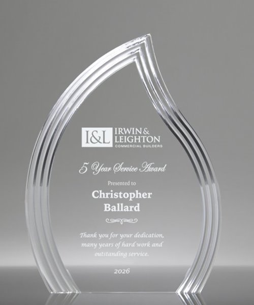 Picture of Halo Flame Acrylic Award