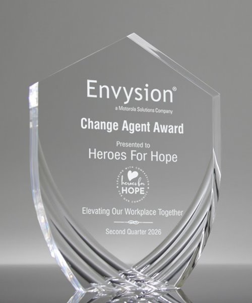 Picture of Contour Shield Acrylic Award