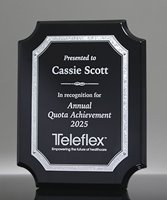 Picture of Laureate Ebony Silver Plaque