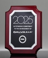 Picture of Paragon Rosewood Silver Plaque