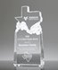 Picture of Texas Shaped Crystal Award