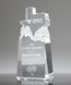 Picture of Texas Shaped Crystal Award