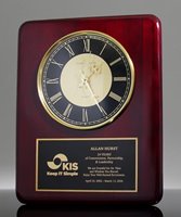 Picture of Highly Polished Rosewood Wall Clock