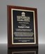 Picture of Hawthorne Walnut Gold Plaque