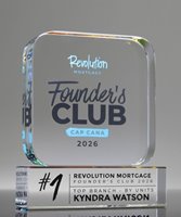 Picture of Prismatic Block Color Filled Crystal