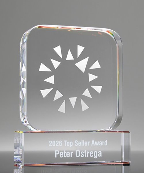 Picture of Prismatic Block Crystal Award