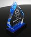 Picture of Diamond Impress Blue Acrylic Award