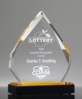 Picture of Diamond Impress Gold Acrylic Award