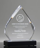 Picture of Diamond Impress Silver Acrylic Award